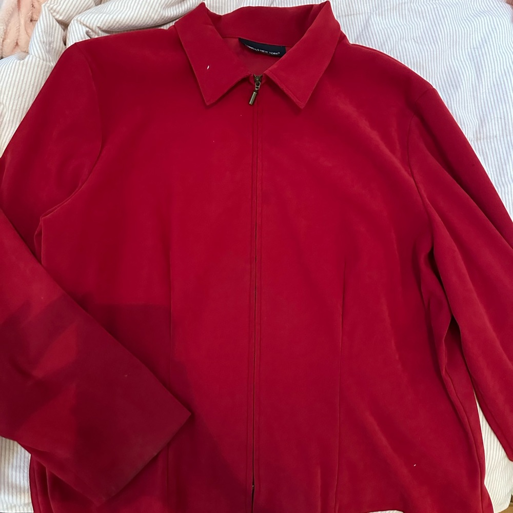 red jacket